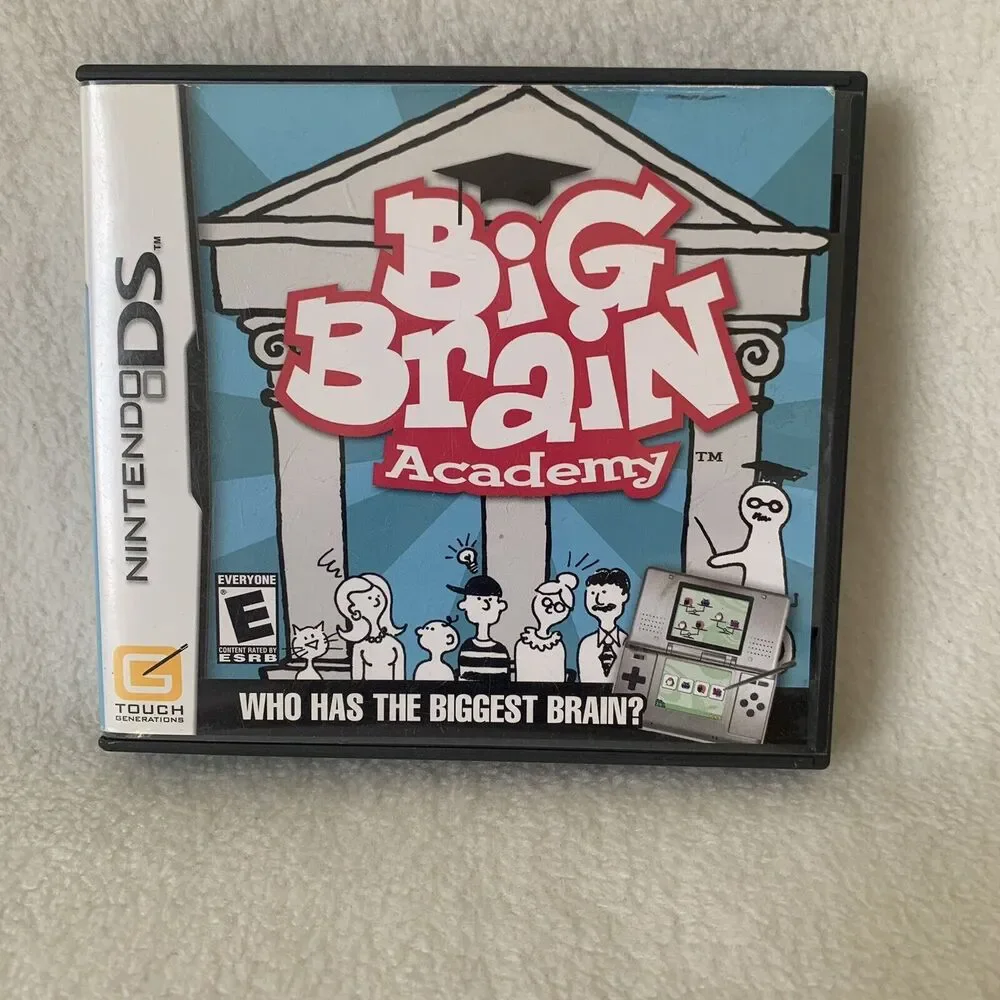 Big Brain Academy (Nintendo DS, 2006) Complete CIB Tested Works